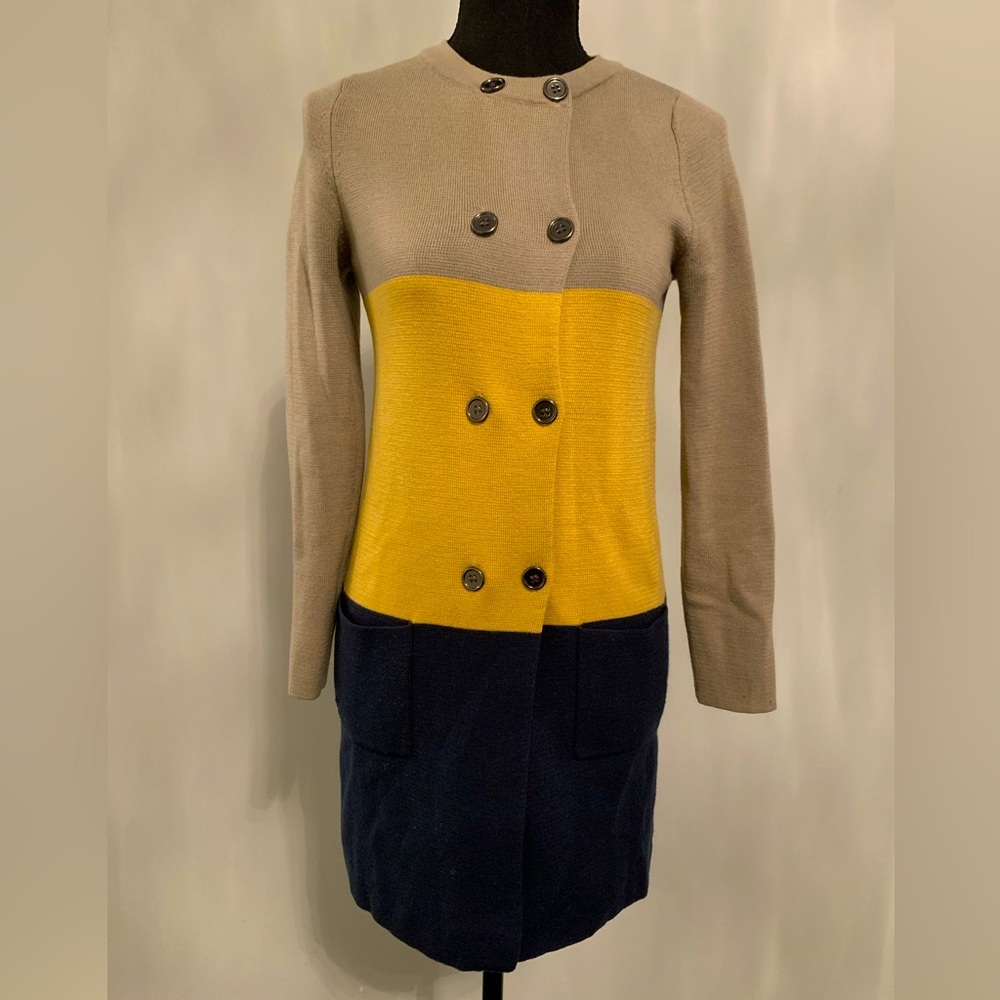 Boden Long Sweater Coat (Size: 2)